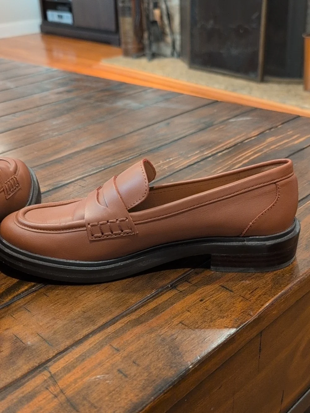 Madewell Vernon Leather Loafers Penny Loafer - Picture 7 of 9